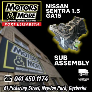 Nissan Sentra 1.5 GA15 Sub Assembly available @ Motors And More Port Elizabeth