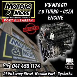 VW Mk6 GTI / Scirocco Engine available @ Motors and More Port Elizabeth
