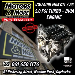 Vw/audi 2.0 Fsi Turbo Bwa Engine Available &#64; Motors And More Port Elizabeth