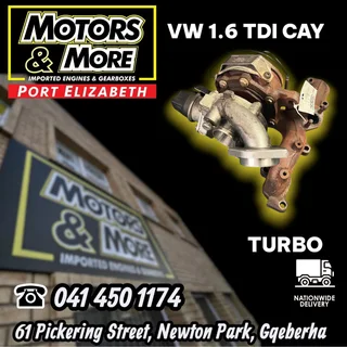 VW Polo 6 - Golf 6 - Jetta 1.6 TDI CAY Turbo available @ Motors And More Port Elizabeth