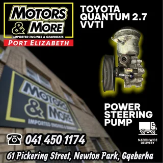 Toyota Quantum 2.7 VVTI Power Steering Pump