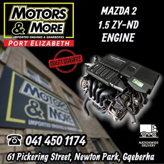 Mazda 2 - 1.5 Engine available @ Motors and More Port Elizabeth