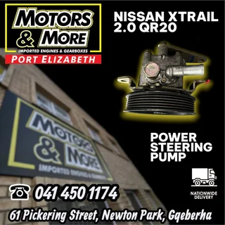 Nissan Xtrail 2.0 QR20 Power Steering Pump available @ Motors And More Port Elizabeth