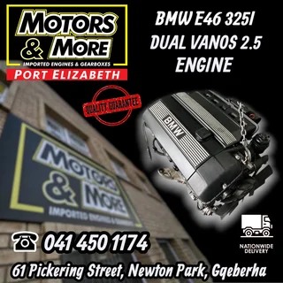 Bmw E46 325i Dual Vanos Engine Available @ Motors And More Port Elizabeth