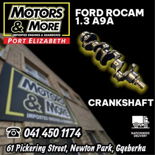 Ford Bantam 1.3 Rocam Crankshaft available @ Motors And More Port Elizabeth