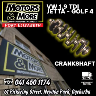 VW 1.9 TDI Jetta Golf 4 AHF - ALH Crankshaft available @ Motors And More Port Elizabeth