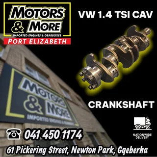 VW 1.4 TSI Polo GTI - Scirocco CAV Crankshaft available @ Motors And More Port Elizabeth