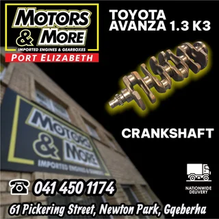 Toyota Avanza 1.3 K3 Crankshaft