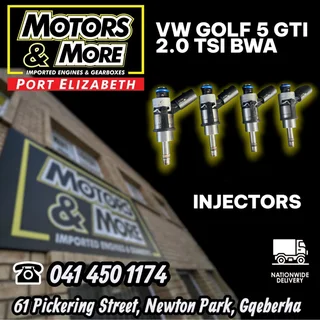 VW 2.0 TSI Golf 5 GTI BWA Injector (Each) available @ Motors And More Port Elizabeth