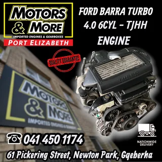 Ford Barra 4.0 6Cyl Turbo Engine available @ Motors and More Port Elizabeth