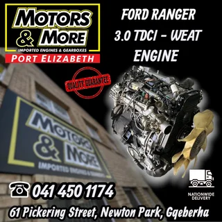 Ford Ranger 3.0 TDCI  WEAT Engine available &#64; Motors and More Port Elizabeth