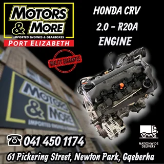 Honda Crv 2.0 R20a Engine Available @ Motors And More Pe