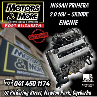 Nissan Primera 2.0 16v Sr20de Engine Available &#64; Motors And More Port Elizabeth