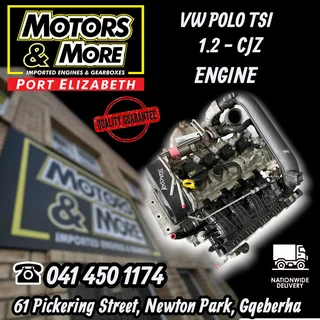 VW POLO 1.2 TSI CJZ Engine available &#64; Motors and More Port Elizabeth