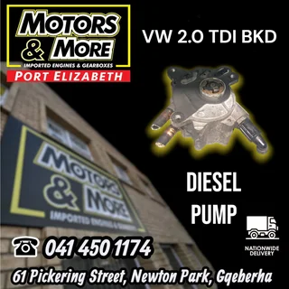 VW 2.0 TDI BKD Diesel Pump available @ Motors And More Port Elizabeth