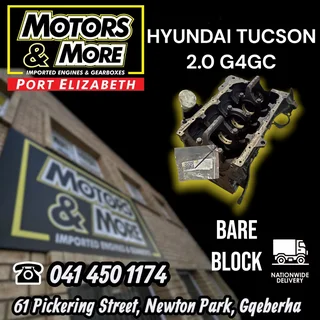 Hyundai Tucson 2.0 G4GC Bare Block available @ Motors And More Port Elizabeth