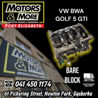 VW Golf 5 GTI BWA Bare Block available @ Motors And More Port Elizabeth