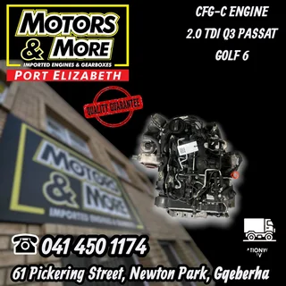 CFG-C Engine available @ Motors and More Port Elizabeth.