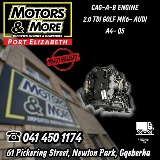 CAG -A-B Engine available &#64; Motors and More Port Elizabeth.