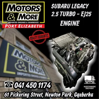 Subaru Legacy 2.5 Turbo Ej25 Engine Available @ Motors And More Port Elizabeth