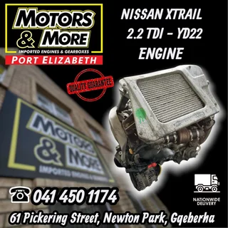 Nissan Xtrail 2.2 Tdi Yd22 Engine Available @ Motors And More Port Elizabeth