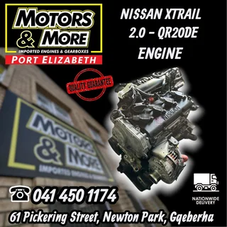 Nissan X-trail 2.0 Qr20de Engine Available @ Motors And More Pe