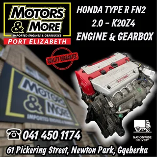 Honda Fn2 Type R K20z4 Engine Combo Available &#64; Motors And More Pe