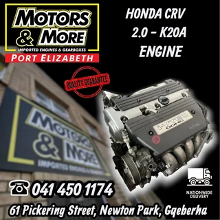 Honda Crv 2.0 K20a Engine Available @ Motors And More Pe