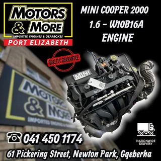 Mini Cooper 2000 1.6 W10b16a Engine Available @ Motors And More Port Elizabeth