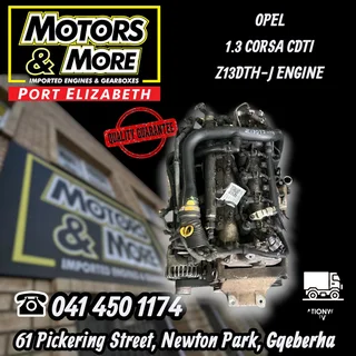 Z13dth-j Engine Available @ Motors And More Port Elizabeth