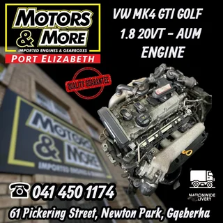 VW/AUDI Mk4 Golf / Jetta 20V Turbo Engine available &#64; Motors and More Port Elizabeth