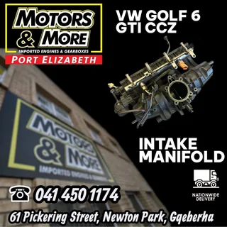 VW Golf 6 GTI 2.0 TSI CCZ Intake Manifold available @ Motors And More Port Elizabeth