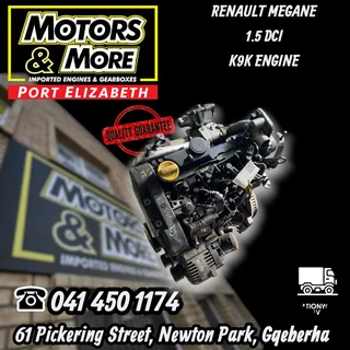 K9k- Megane Engine Available @ Motors And More Port Elizabeth.