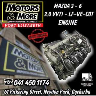 Mazda 3 - 6 2.0 Vvti Lf-ve-cot Engine Available @ Motors And More Port Elizabeth