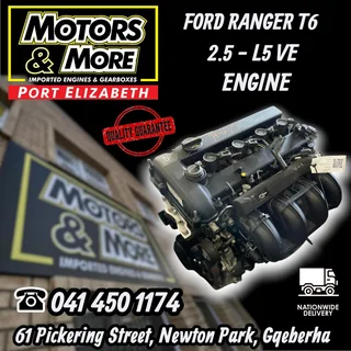 Ford/ Mazda T6 Ranger - CX7 - CX5 2.5 Engine available &#64; Motors and More Port Elizabeth