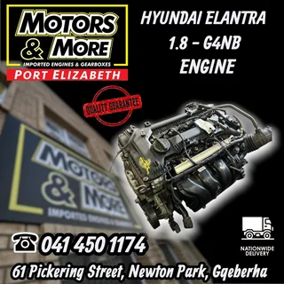 Hyundai Elantra / I30 1.8 16V Engine available @ Motors and More Port Elizabeth