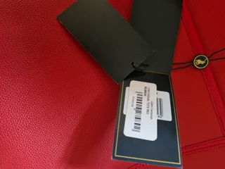 Red ladies large Polo tote bag