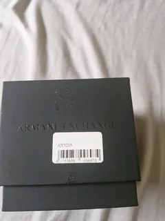 Brand new Ladies silver and diamante Armani Exchange watch
