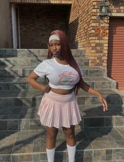 Pink Cotton on skort