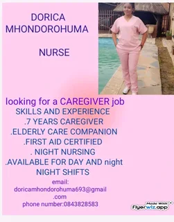 Caregiver job seeker