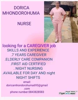 Caregiver job seeker