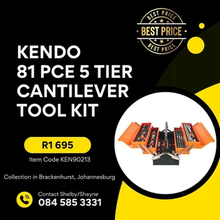 Kendo 81 Pce Cantilever Tool Kit