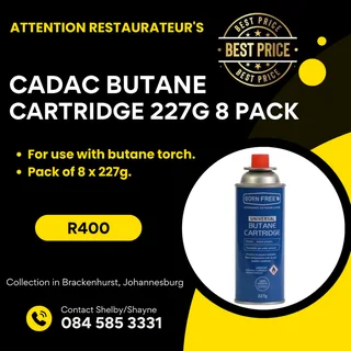 Cadac Butane Cartridge 227g X 8 Pack