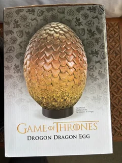 Complete Set of 3 “Game of Thrones” Dragon Eggs - New in Box