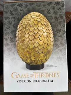 Complete Set of 3 “Game of Thrones” Dragon Eggs - New in Box