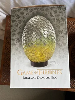 Complete Set of 3 “Game of Thrones” Dragon Eggs - New in Box