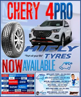 Hifly Chery 4 Pro Tyres Now Available