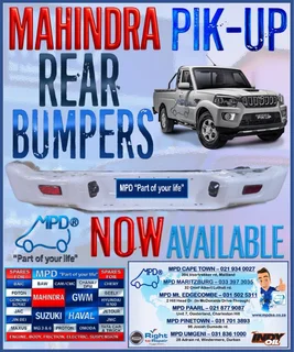 Mahindra Scorpio Rear Bumpers Now Available
