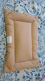 2 Dog beds(Deal package)- pink donut bed and brown dog mat/bed