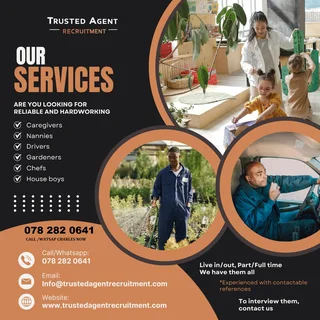 We Do Have Reliable Chefs /kitchen Staffs /drivers